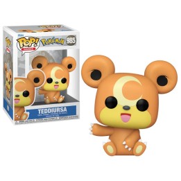 Figura Funko Pop Teddiursa 985 - Pokémon - El Adorable Osito de la Luna Creciente