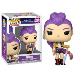 Figura Funko Pop Rumi 2257 - Netflix K-Pop Demon Hunters - Guerrera con Katana de Neón