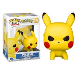 Figura Funko Pop Pikachu 779 - Pokemon - Eléctrico con Expresión de Enfado