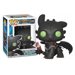 Figura Funko Pop Toothless 686 - Cómo entrenar a tu dragón - El Furia Nocturna con Aleta Roja