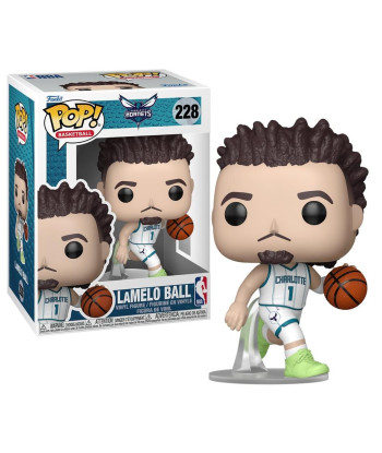 Figura Funko Pop LaMelo Ball 228 - NBA Charlotte Hornets - El Base de los Hornets
