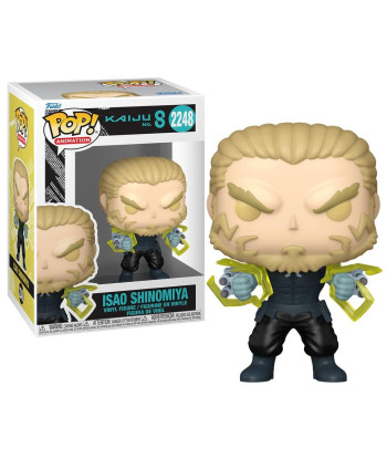 Figura Funko Pop Isao Shinomiya 2248 - Kaiju No. 8 - El Comandante de la Fuerza de Defensa