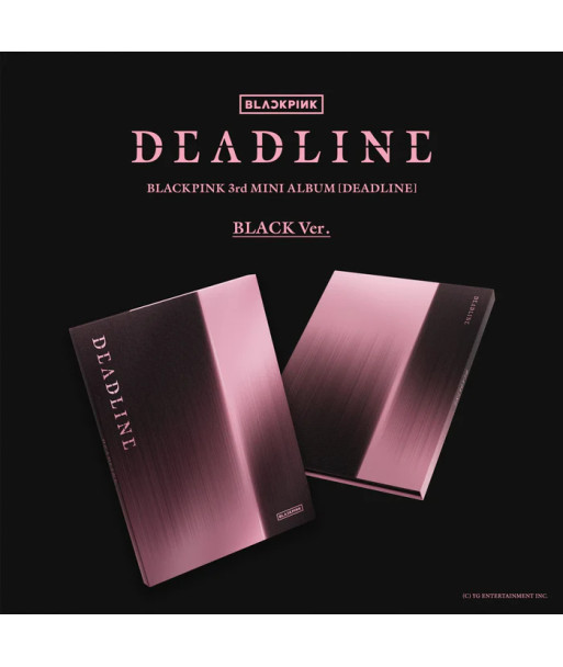 CD Blackpink Deadline (3rd Mini Album) - BLACKPINK - BLACK Ver. - Elegancia y Poder en su Estado Puro