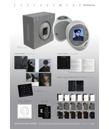 CD EXO REVERXE (8th Full Album) - EXO - EX-VISION Ver. - La Experiencia Inmersiva y Futurista del Multiverso