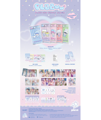 CD PLAVE PLBBUU (2nd Single Album) 10x14cm - PLAVE - POCA ALBUM Ver. - El Fenómeno Virtual que Conquista Corazones