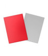 Fundas Standard Matte Dual Crimson & Silver (100) - Dragon Shield