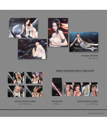 CD Blackpink Deadline (3rd Mini Album) 14x12cm - BLACKPINK - SILVER Ver. (JISOO) - La Elegancia Atemporal de la Visual de Corea