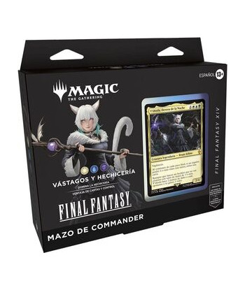 Mazo de Commander Final Fantasy XIV: Vástagos y Hechicería - Magic The Gathering - ¡Únete a los Vástagos! (Español)