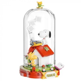 Set de construcción figurita Pantasy Peanuts, Snoopy máquina de escribir