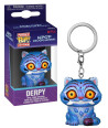Llavero Funko Pocket Pop Derpy - Netflix K-Pop Demon Hunters - Criatura Azul con Rayas Púrpuras 4 cm