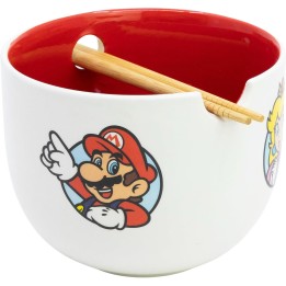CUENCO RAMEN CON PALILLOS SUPER MARIO BROS