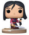 Figura Funko Pop Mulan 1020 - Disney Princess - Mulan Cortándose el Pelo con Espada