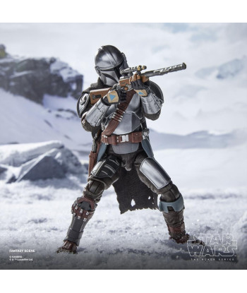 Figura Hasbro Mandalorian & Grogu - Star Wars: The Mandalorian - El Camino del Cazador Black Series 15cm