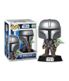 Figura Funko Pop The Mandalorian con Grogu 818 - Star Wars - El Dúo Galáctico Más Querido