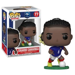 Figura Funko Pop Eduardo Camavinga 77 - France FFF Football - El Prodigio de Francia Dominando el Terreno de Juego