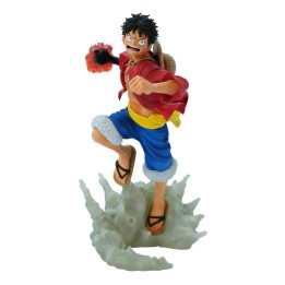 Figura ABYstyle Studio Monkey D. Luffy Red Hawk - One Piece - ¡El Golpe de Fuego Definitivo! 16cm