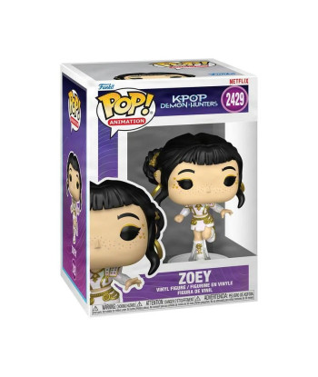 Figura Funko Pop Zoey 2429 - K-Pop Demon Hunters - La Ídolo Cazadora de Demonios