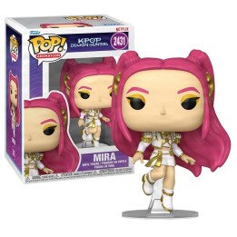 Figura Funko Pop Mira 2431 - K-Pop Demon Hunters - La Estrella de Pelo Rosa