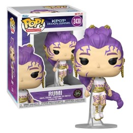 Figura Funko Pop Rumi 2430 - K-Pop Demon Hunters - Edición Limitada Chase Glow in the Dark