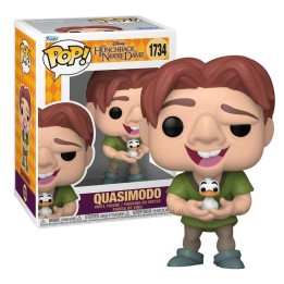Figura Funko Pop Quasimodo 1734 - Disney El Jorobado de Notre Dame - Con Pajarito de Madera
