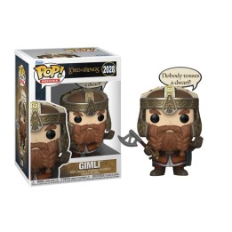 Figura Funko Pop Gimli 2028 - El Señor de los Anillos - ¡Nadie Lanza a un Enano!