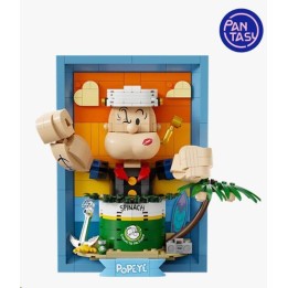 SET DE CONSTRUCCIÓN POPEYE 3D RETRATO 21 CM