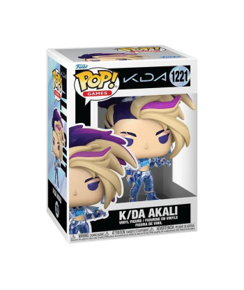 Figura Funko Pop K/DA Akali 1221 - League of Legends - El Ritmo Más Deslumbrante del Escenario