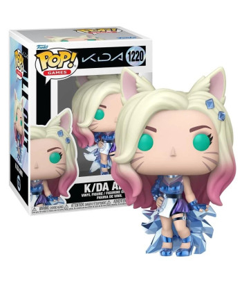 Figura Funko Pop K/DA Ahri 1220 - League of Legends - La Reina del Escenario con Colas de Cristal