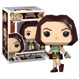 Figura Funko Pop Lara Croft Polygonal 1192 - Tomb Raider - Homenaje Retro a la Leyenda