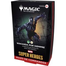 Mazo de Commander Marvel Super Heroes: Wakanda por Siempre - Magic The Gathering (Español)