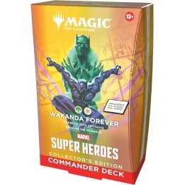 Mazo de Commander Marvel Super Heroes: Wakanda Forever Collector's Edition - Magic The Gathering (Inglés)