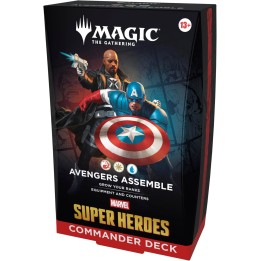 Mazo de Commander Marvel Super Heroes: Avengers Assemble - Magic The Gathering (Inglés)