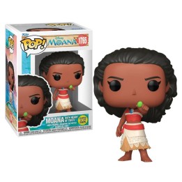 Figura Funko Pop Moana con Corazón de Te Fiti (Glows in the Dark) 1765 - Disney - La Luz del Océano