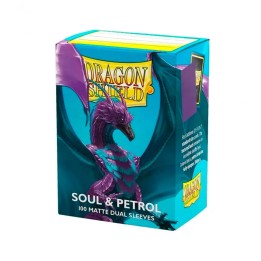 Fundas Standard Matte Soul & Petrol (100) - Dragon Shield