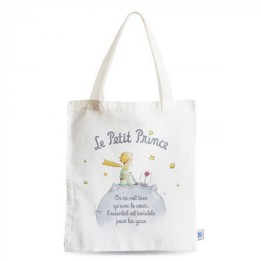 Bolsa de tela El Principito y la rosa
