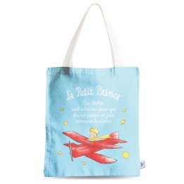Bolsa de tela El Principito en avión