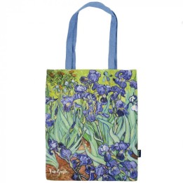 Bolsa de tela en algodón Vincent Van Gogh, Lirios (44x38cm)
