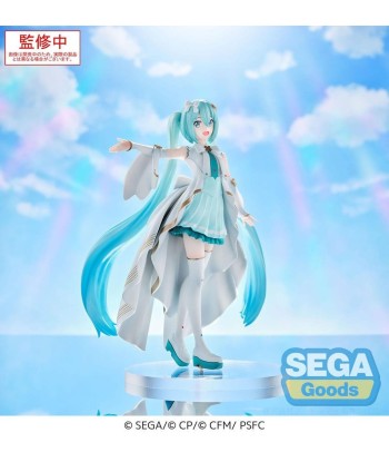 Figura SEGA Hatsune Miku Unshuttered Luminasta - Hatsune Miku - Elegancia Celestial Radiante 20cm