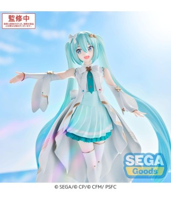 Figura SEGA Hatsune Miku Unshuttered Luminasta - Hatsune Miku - Elegancia Celestial Radiante 20cm