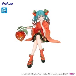 Figura FuRyu Hatsune Miku Flower Fairy Winter Noodle Stopper - Hada Invernal 15cm