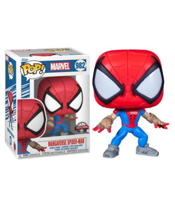 Figura Funko Pop Mangaverse Spider-Man 982 - Marvel - El Guerrero Ninja Arácnido Edición Especial