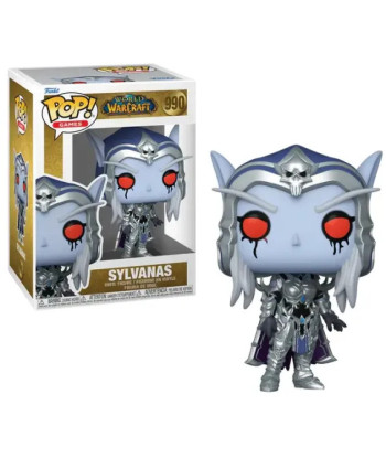 Figura Funko Pop Sylvanas 990 - World of Warcraft - La Reina Banshee con Armadura Plateada