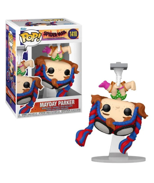 Figura Funko Pop Mayday Parker 1410 - Marvel Spider-Man: Across the Spider-Verse - La Pequeña Heroína en Pañales