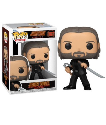 Figura Funko Pop John Wick 1687 - John Wick Chapter 4 - Con Katana y Nunchakus