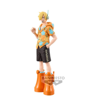 Figura Banpresto Sanji DXF 17cm - One Piece - El Cocinero en la Isla del Futuro Egghead
