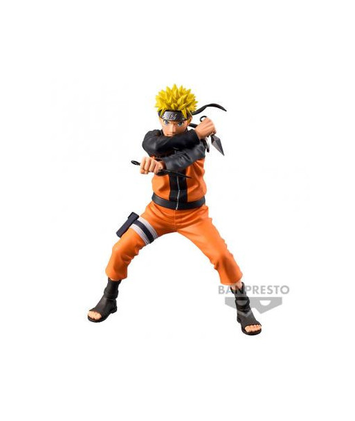 Figura Grandista Naruto Uzumaki - Naruto Shippuden - Ninja en Pose de Ataque con Kunai 22cm