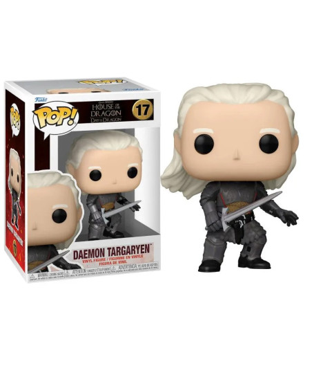 Figura Funko Pop Daemon Targaryen 17 - La Casa del Dragón - El Príncipe Canalla en Armadura de Combate