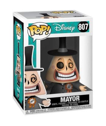 Figura Funko Pop Mayor 807 - Disney Pesadilla antes de Navidad - ¡El Polifacético Alcalde de Halloween Town!