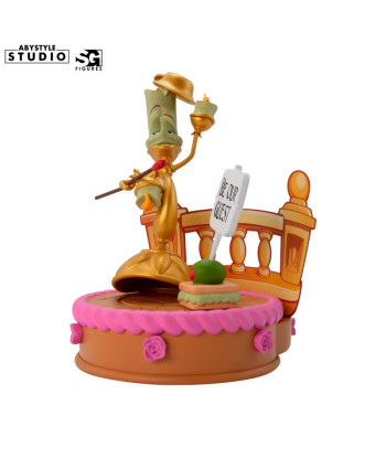 Figura ABYSTYLE Studio Lumiere SFC - Disney La Bella y la Bestia - El Anfitrión más Carismático 12cm