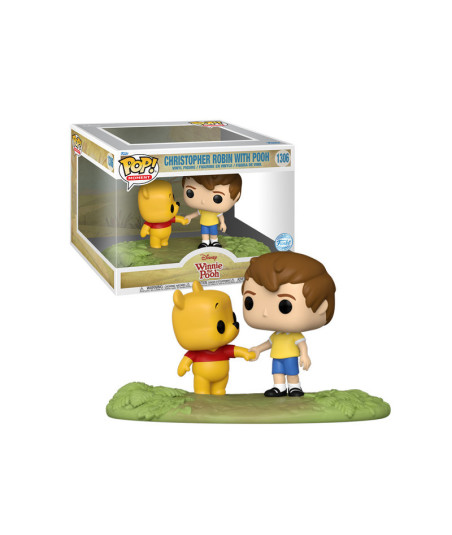 Figura Funko Pop Christopher Robin with Pooh 1306 - Disney Winnie the Pooh - Exclusiva Edición Especial Pop Moment